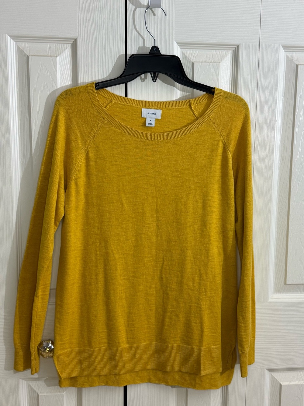 Old Navy Golden Yellow Scoopneck Sweater
